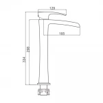 Смеситель для умывальника GAPPO G1007-31 белый/хром