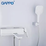 Смеситель для ванны GAPPO G3217-8 белый/хром