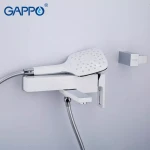 Смеситель для ванны GAPPO G3217-8 белый/хром