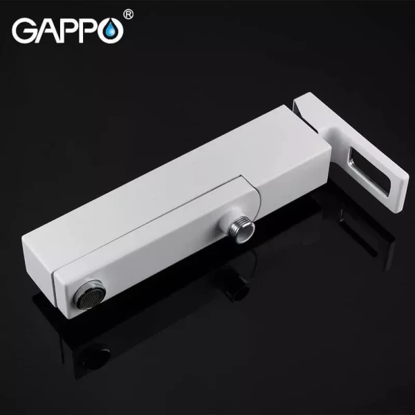 Смеситель для ванны GAPPO G3217-8 белый/хром