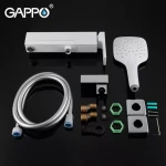 Смеситель для ванны GAPPO G3217-8 белый/хром