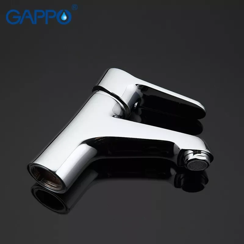 Смеситель для умывальника GAPPO G1036 хромированный