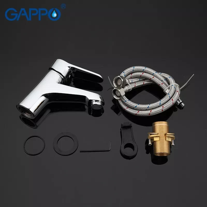 Смеситель для умывальника GAPPO G1036 хромированный