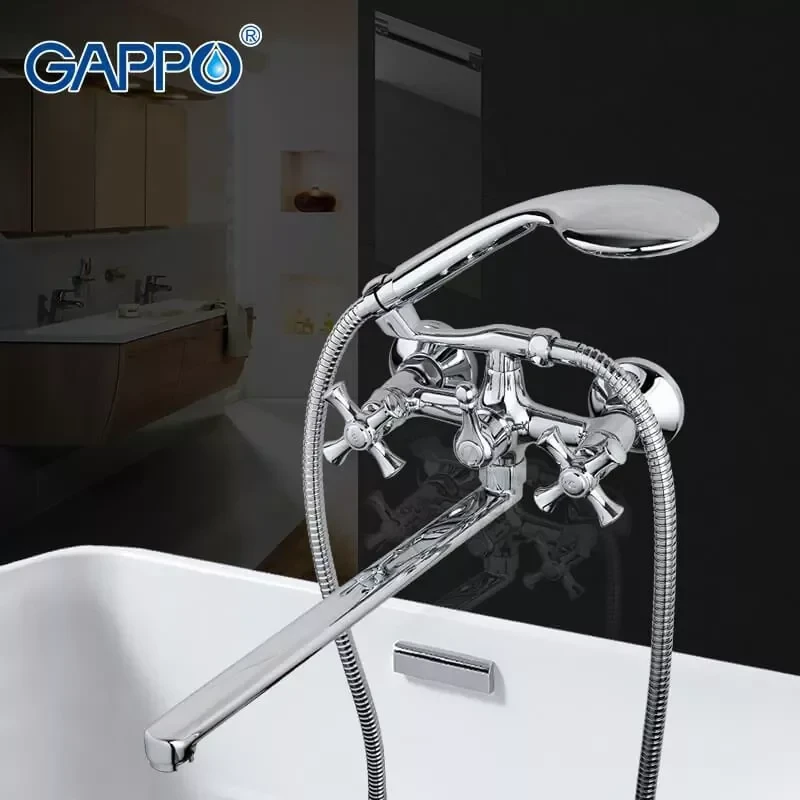 Змішувач для ванни GAPPO G2242, хром
