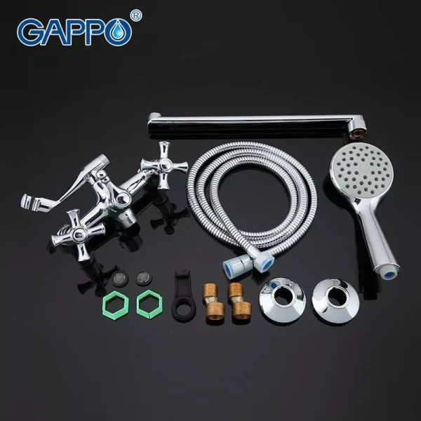 Смеситель для ванны GAPPO G2242 хромированный