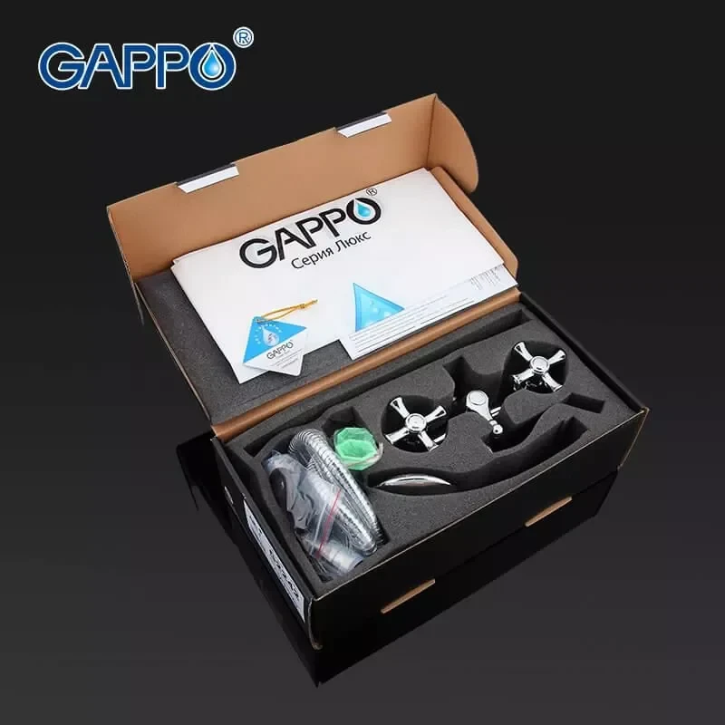 Змішувач для ванни GAPPO G2242, хром