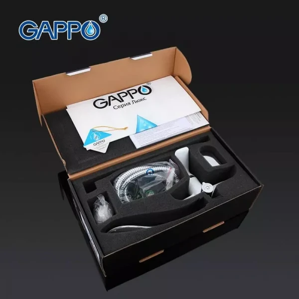 Смеситель для ванны GAPPO G2248 белый/хром