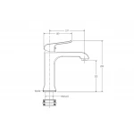 Смеситель для умывальника GAPPO G1050 черный