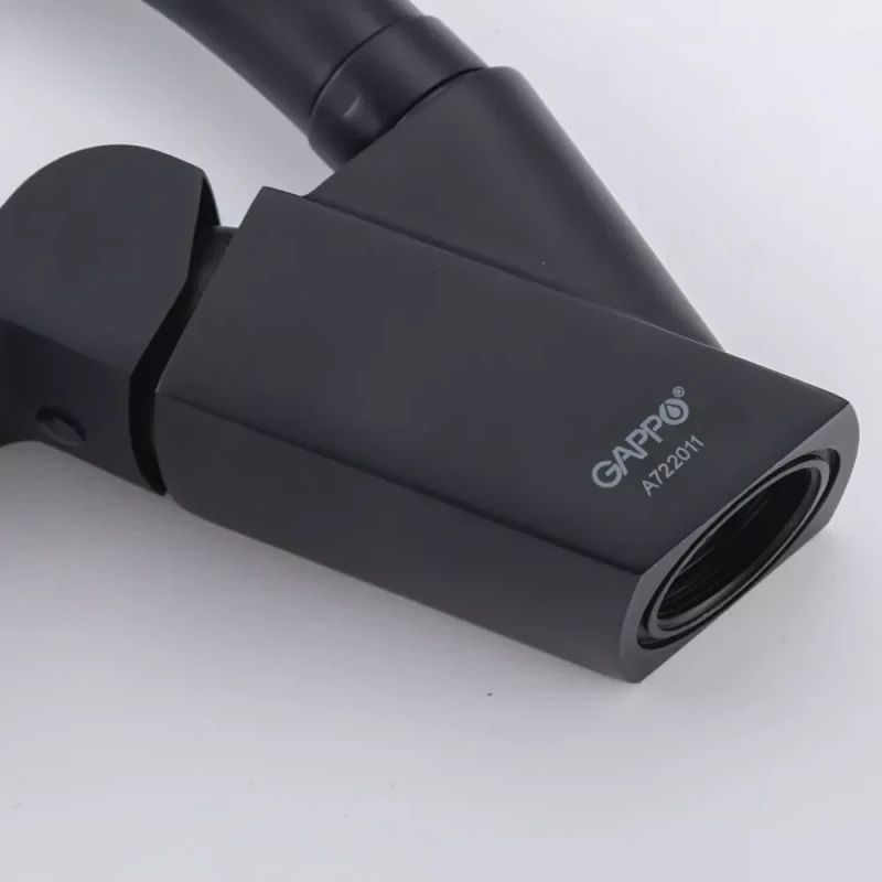 Смеситель для кухни GAPPO G4150 с длинным изливом черный
