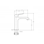 Смеситель для умывальника GAPPO G1050-8 хромированный