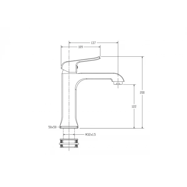 Смеситель для умывальника GAPPO G1050-8 хромированный