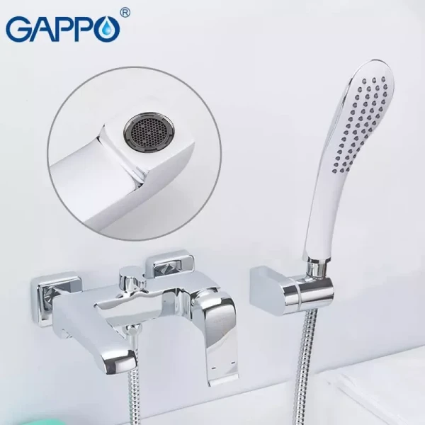 Смеситель для ванны GAPPO G3250-8 хромированный