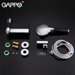 Змішувач для ванни GAPPO G3281, чорний хром