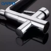 Смеситель для кухни GAPPO G4398-7 черный/хром с гибким изливом