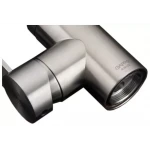 Смеситель для кухни GAPPO G4099 нержавеющая сталь с выдвижным изливом