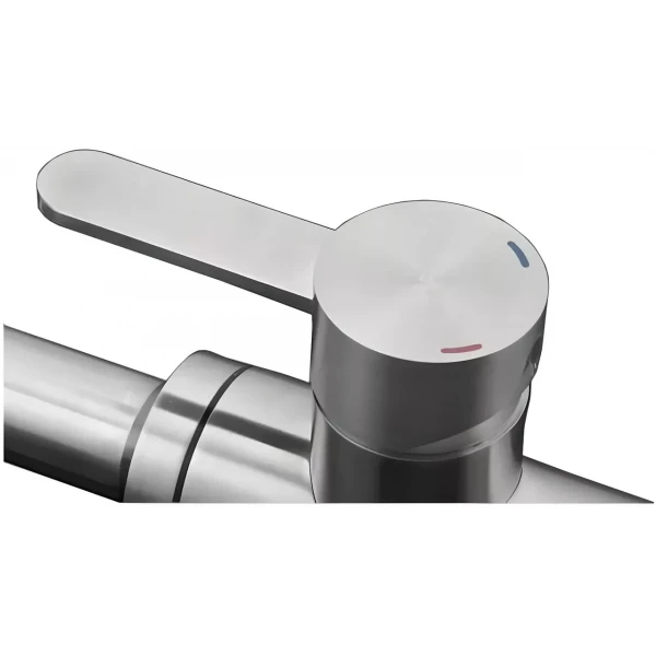 Смеситель для кухни GAPPO G4099 нержавеющая сталь с выдвижным изливом