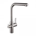 Смеситель для кухни GAPPO G4399-4 сатин на две воды