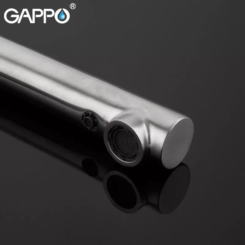 Смеситель для кухни GAPPO G4399-4 сатин на две воды