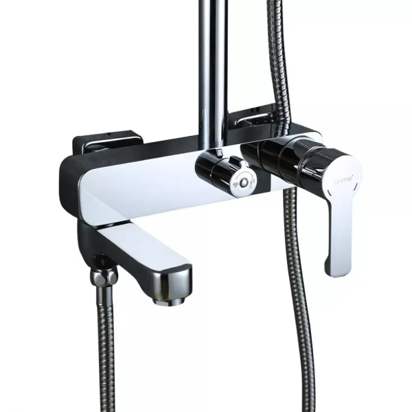 Душевая система GAPPO G2402 хромированная с переключателем на лейку