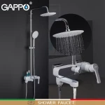 Душевая система GAPPO G2402-8 белая/хром с переключателем на лейку
