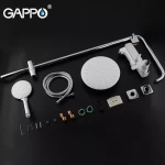 Душевая система GAPPO G2402-8 белая/хром с переключателем на лейку