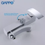 Душевая система GAPPO G2407-8 белая/хром с переключателем на лейку