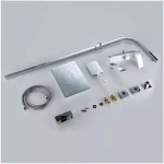 Душевая система GAPPO G2407-8 белая/хром с переключателем на лейку