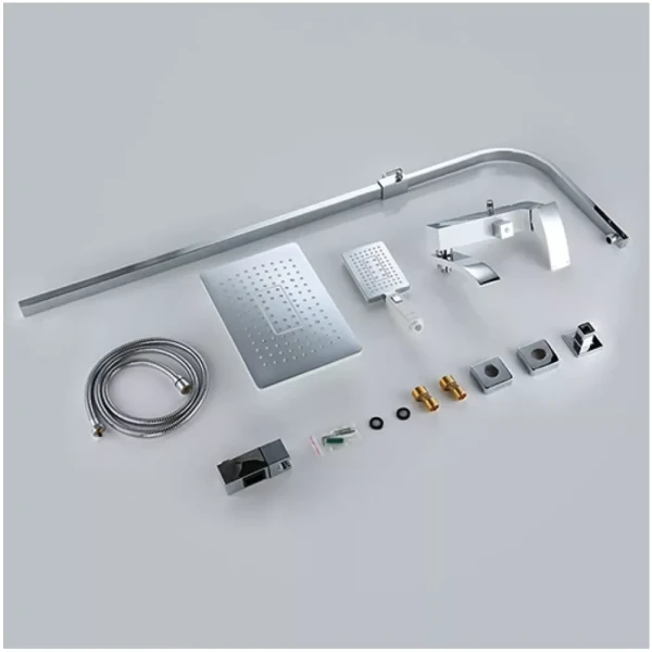 Душевая система GAPPO G2407-8 белая/хром с переключателем на лейку