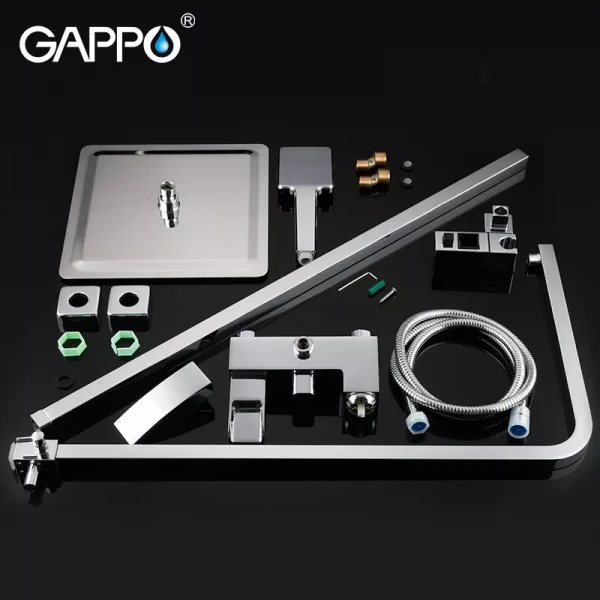 Душевая система GAPPO G2407-20 хромированная