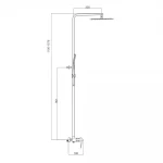 Душевая система GAPPO G2407-20 хромированная