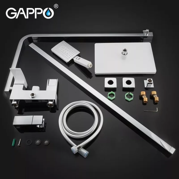 Душевая система GAPPO G2407-30 белая/хром