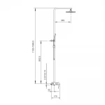 Душевая система GAPPO G2407-30 белая/хром