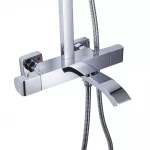 Душевая система с термостатом GAPPO G2407-40 хромированная с переключателем на лейку