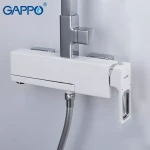 Душевая система GAPPO G2417-8 белая/хром с переключателем на лейку