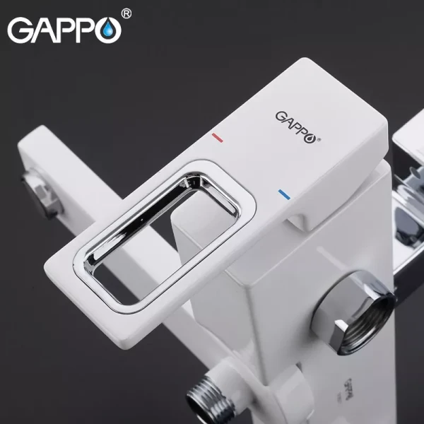 Душевая система GAPPO G2417-8 белая/хром с переключателем на лейку