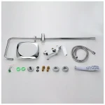 Душевая система GAPPO G2448 белая/хром с переключателем на лейку