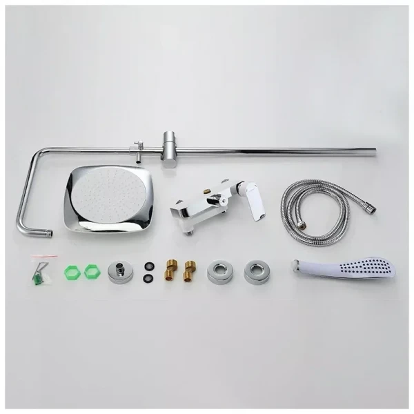 Душевая система GAPPO G2448 белая/хром с переключателем на лейку