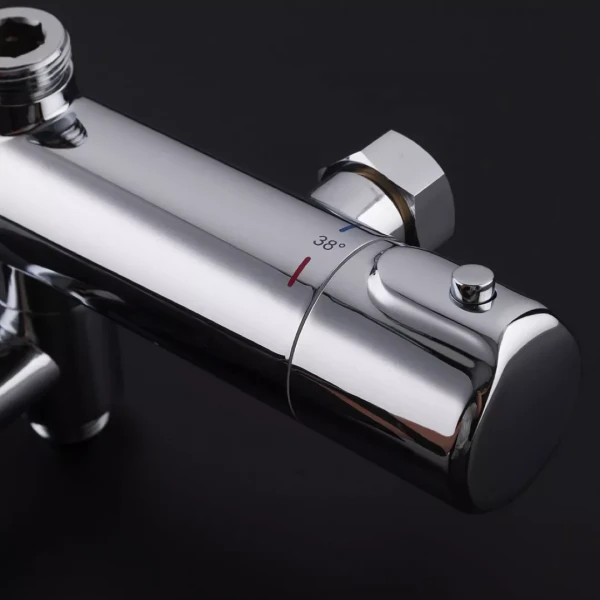 Душевая система с термостатом GAPPO G2490 хромированная с переключателем на лейку