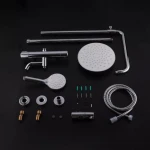 Душевая система с термостатом GAPPO G2490 хромированная с переключателем на лейку