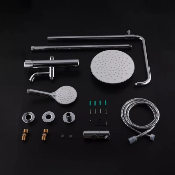 Душевая система с термостатом GAPPO G2490 хромированная с переключателем на лейку