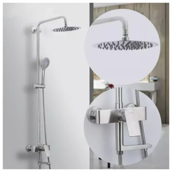 Душевая система GAPPO G2499-20 с переключателем на лейку или верхний душ