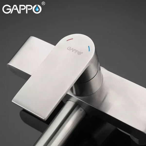 Душевая система GAPPO G2499-20 с переключателем на лейку или верхний душ