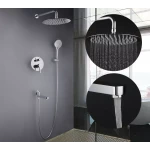 Душевая система GAPPO G7104 с переключателем на лейку, 3 функции, хром