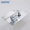 Встраиваемая душевая система GAPPO G7107 хромированная с переключателем на лейку 3-функции