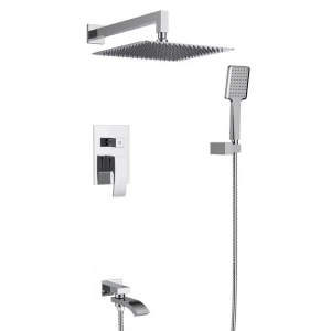Встраиваемая душевая система GAPPO G7107 хромированная с переключателем на лейку 3-функции