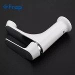 Змішувач для умивальника Frap F1031, білий/хром