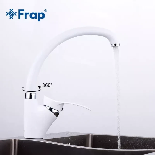 Смеситель для кухни FRAP F4101-12 белый