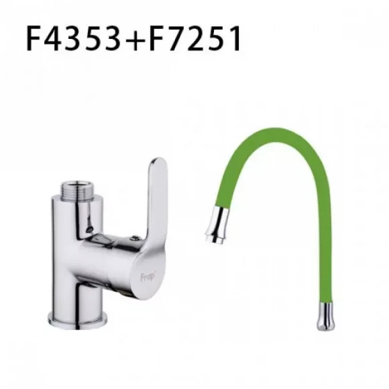 Корпус кухонного смесителя FRAP F4353 хромированный под гибкий излив.