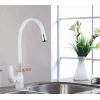 Смеситель для кухни FRAP F4453-03 белый/хром с гибким изливом