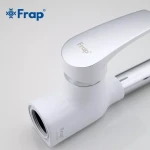 Смеситель для кухни FRAP F4453-03 белый/хром с гибким изливом
